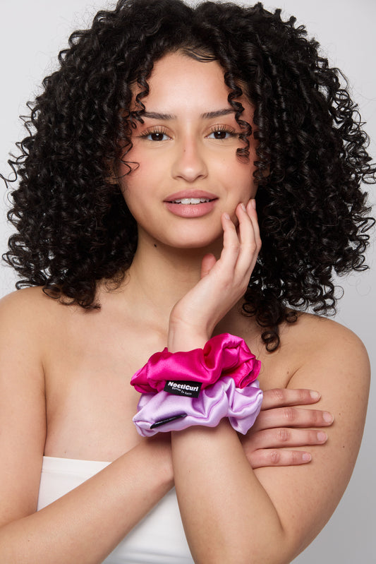 PINKY - Chouchou satin anti-casse