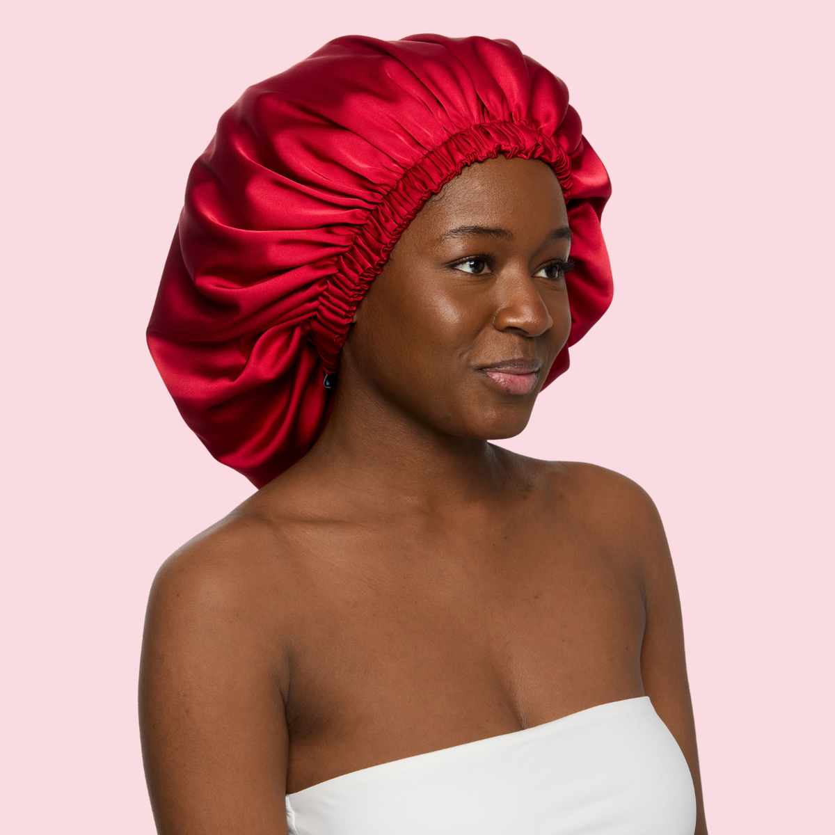 CHERRY - Bonnet satin anti-casse nuit